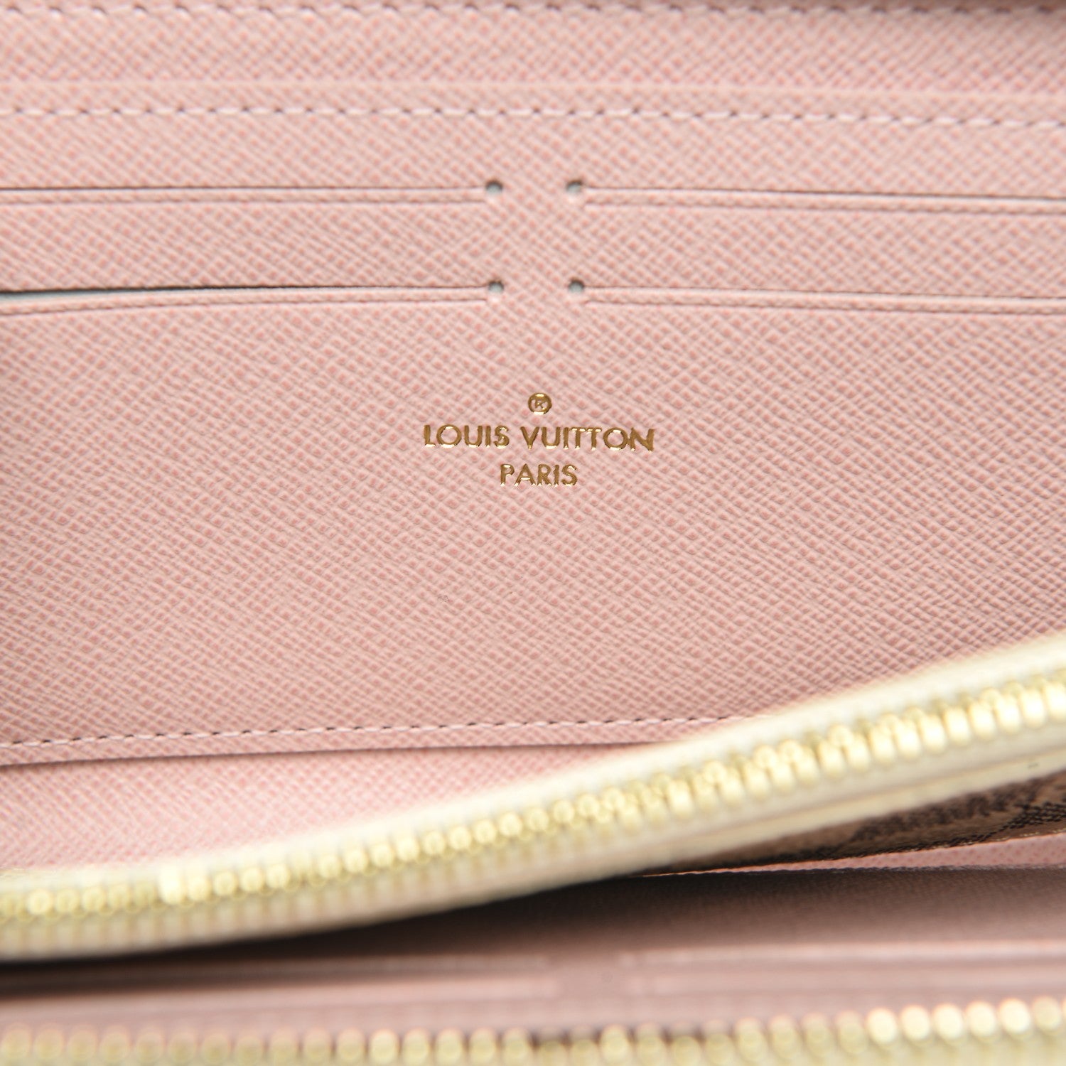 Louis Vuitton Damier Azur Clemence Wallet Rose Ballerine 6 of 7