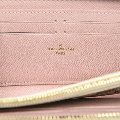 Louis Vuitton Damier Azur Clemence Wallet Rose Ballerine 6 of 7