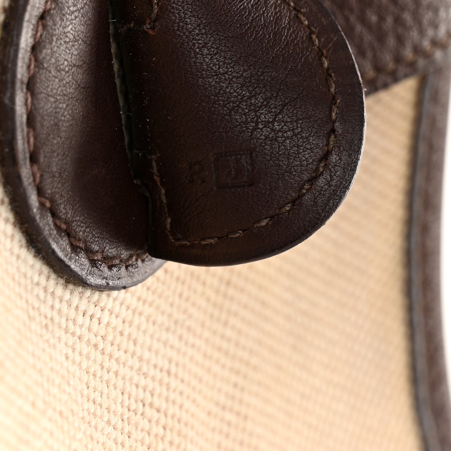 Hermes Toile Taurillon Clemence Evelyne PM Ecru Ebene 7 of 12