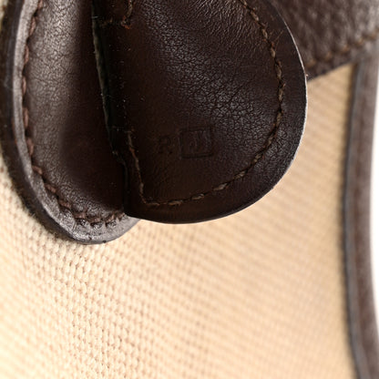 Hermes Toile Taurillon Clemence Evelyne PM Ecru Ebene 7 of 12