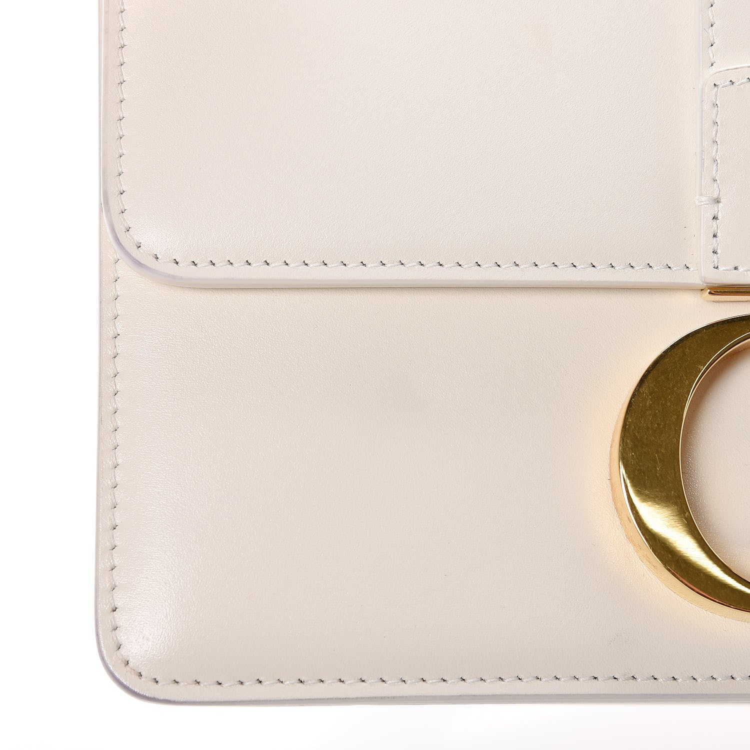 Christian Dior Calfskin 30 Montaigne Flap Bag White 13 of 15
