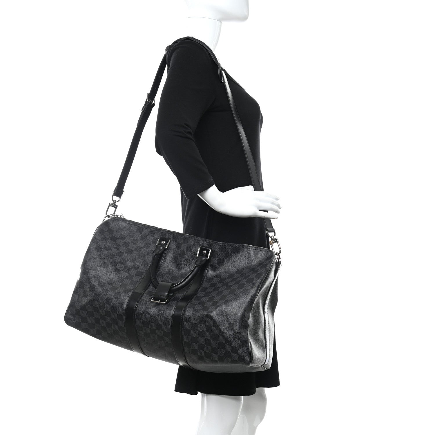 Louis Vuitton Damier Graphite Keepall Bandouliere 45 2 of 14