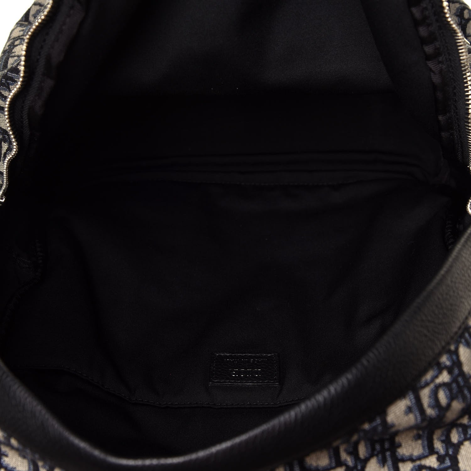 Christian Dior Oblique Calfskin Rider Backpack Beige Black 4 of 4