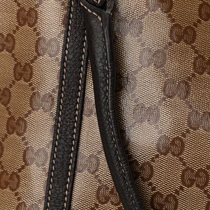 Gucci Crystal Monogram Medium Joy Tote Beige Ebony Testa di Moro 13 of 15