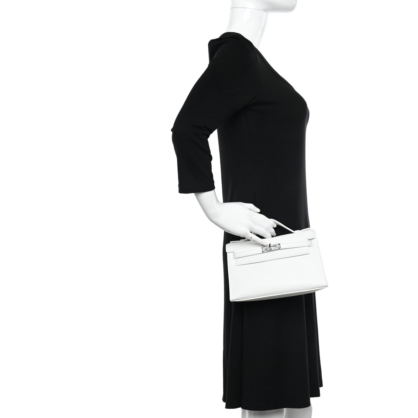 Swift Kelly Pochette Clutch White