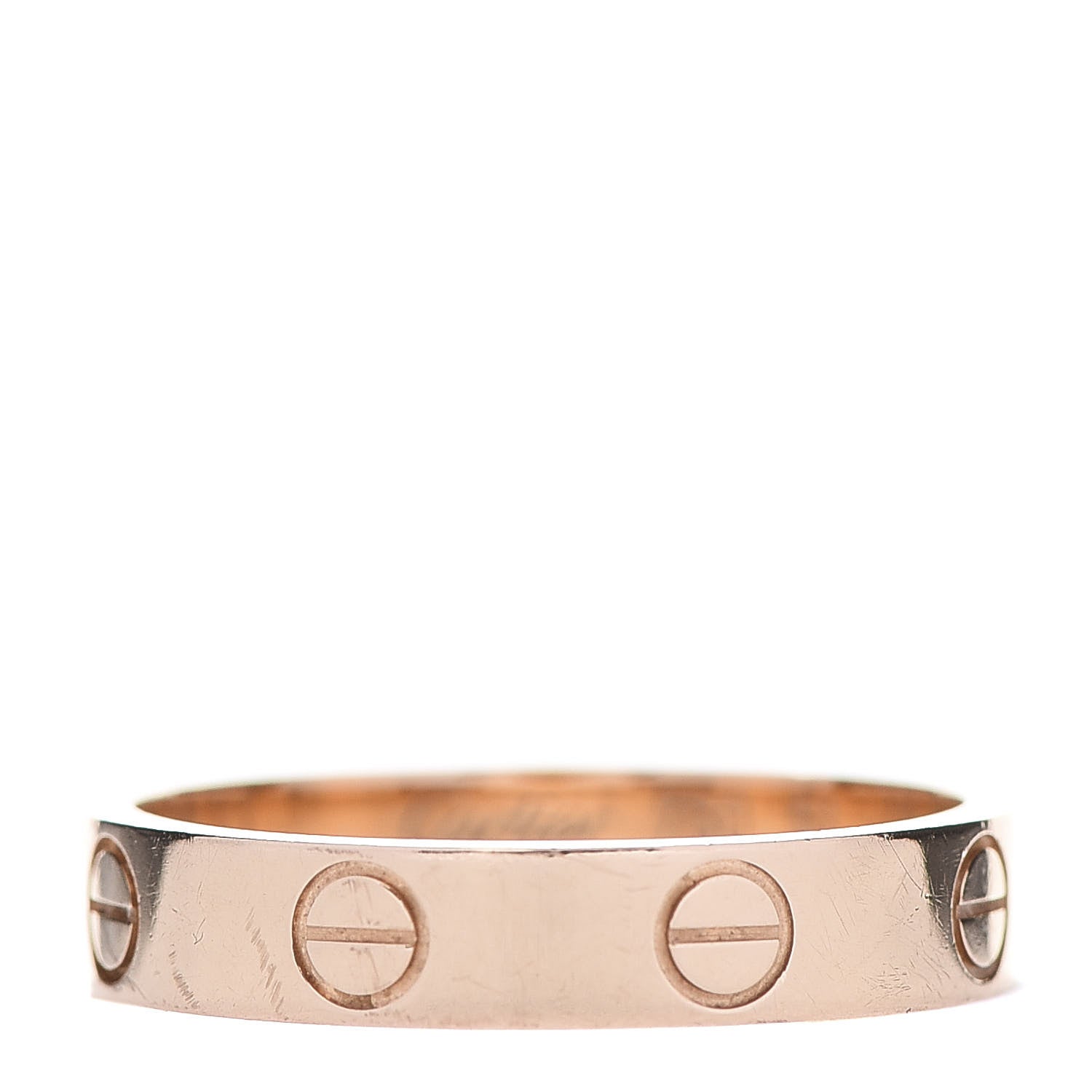 Cartier 18K Pink Gold 3.5mm LOVE Wedding Band Ring 51 5.75 3 of 5