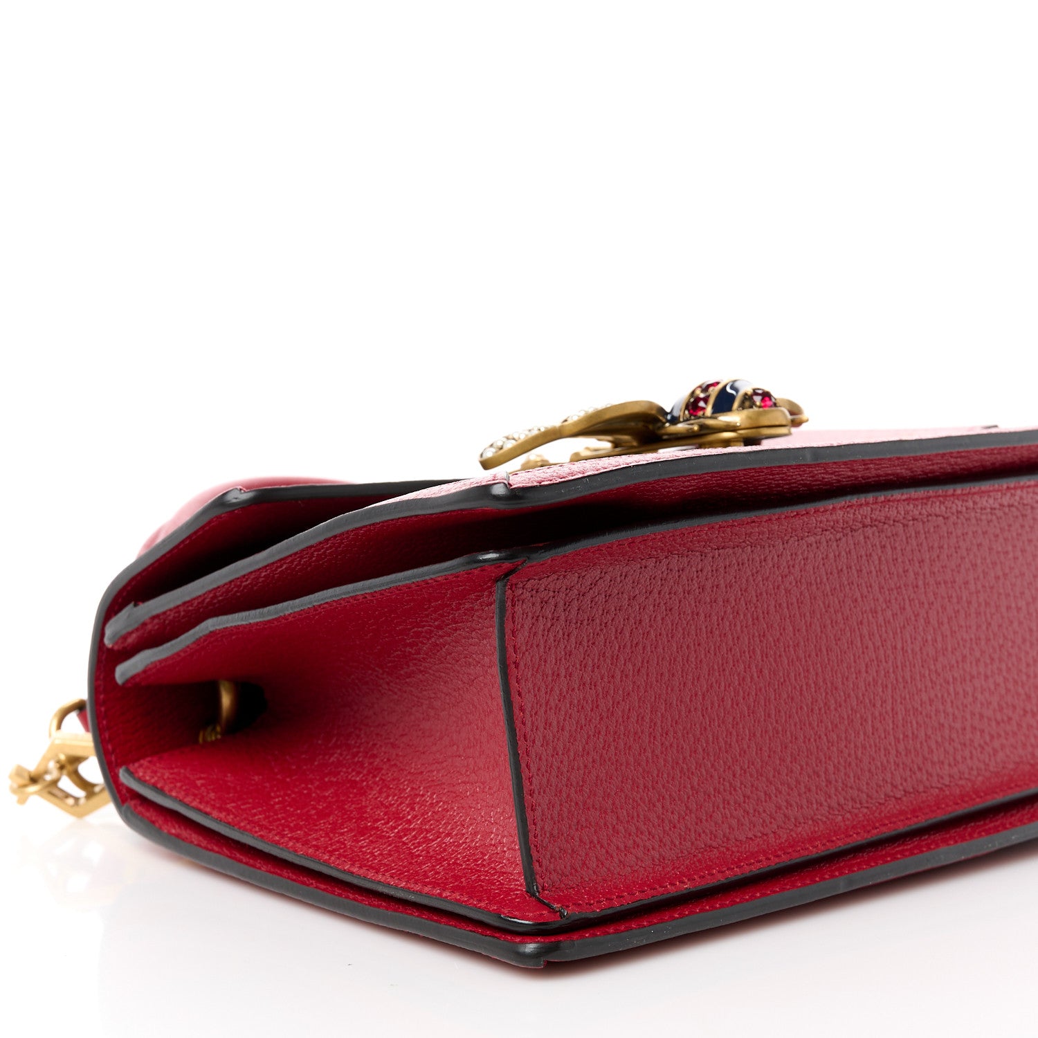 Gucci GG Supreme Monogram Small Queen Margaret Top Handle Bag Red 10 of 14