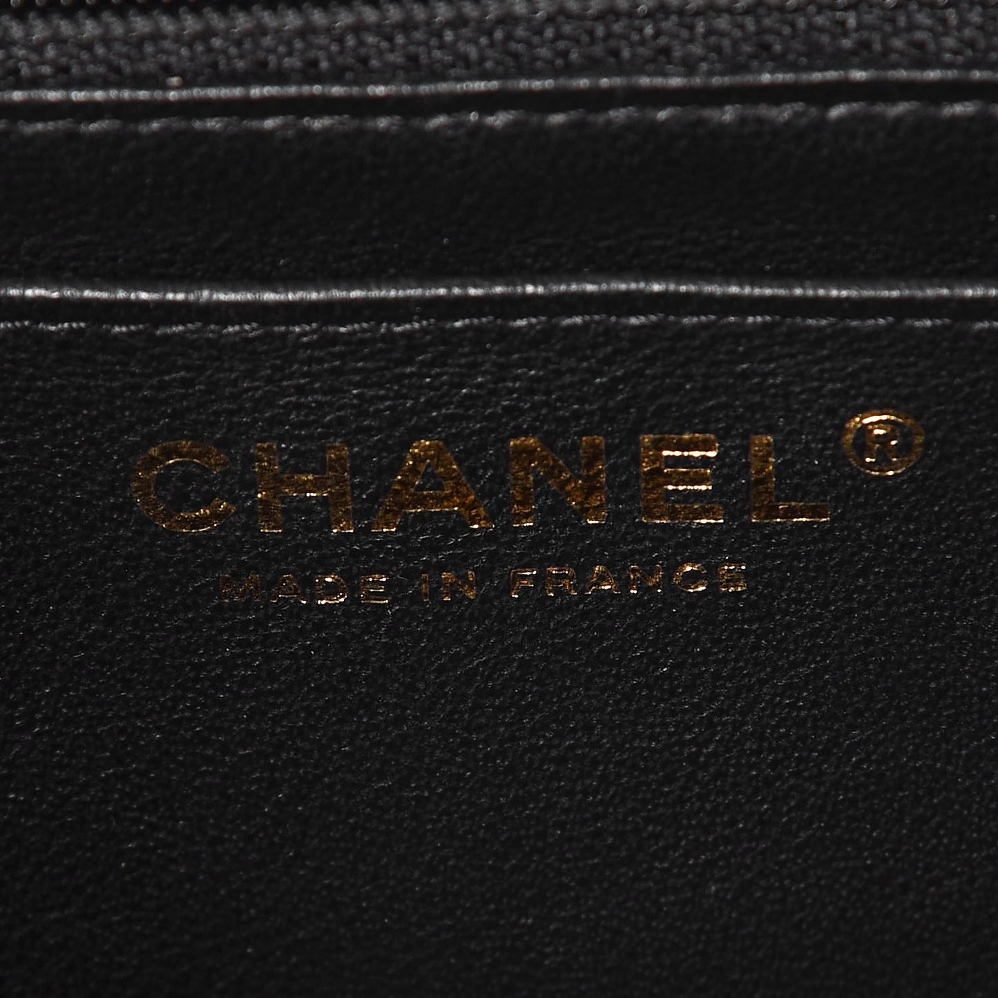 Caviar Quilted Mini Rectangular Flap Black