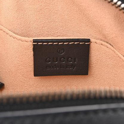Gucci Calfskin Matelasse GG Marmont Belt Bag 85 34 Black 6 of 10