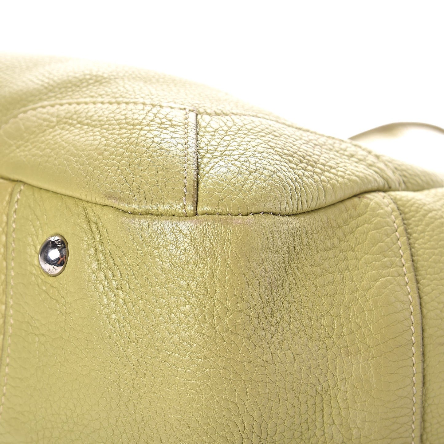 Vitello Daino Side Pocket Hobo Green