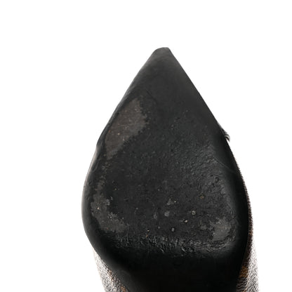 Louis Vuitton Monogram Cherie Pumps 36.5 Black 6 of 10