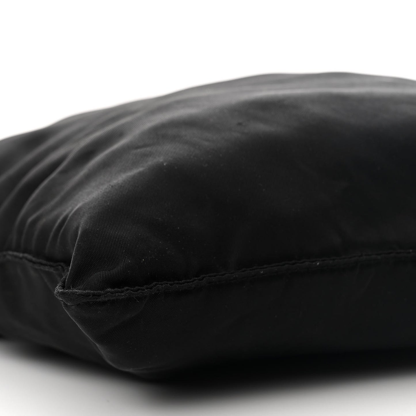 Nylon Vela Flat Messenger Bag Black