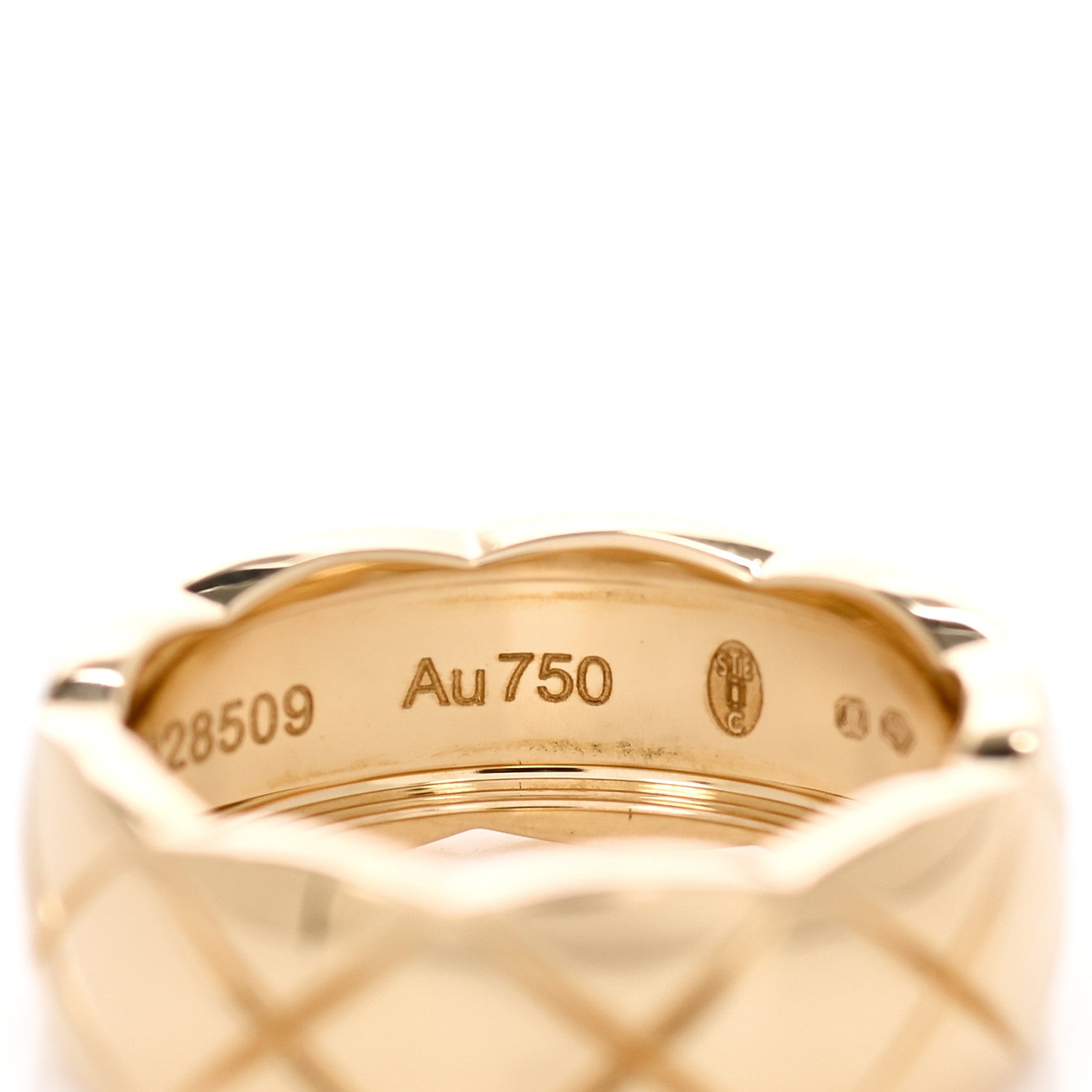 Chanel 18K Yellow Gold Small Coco Crush Ring 49 5 5 of 5