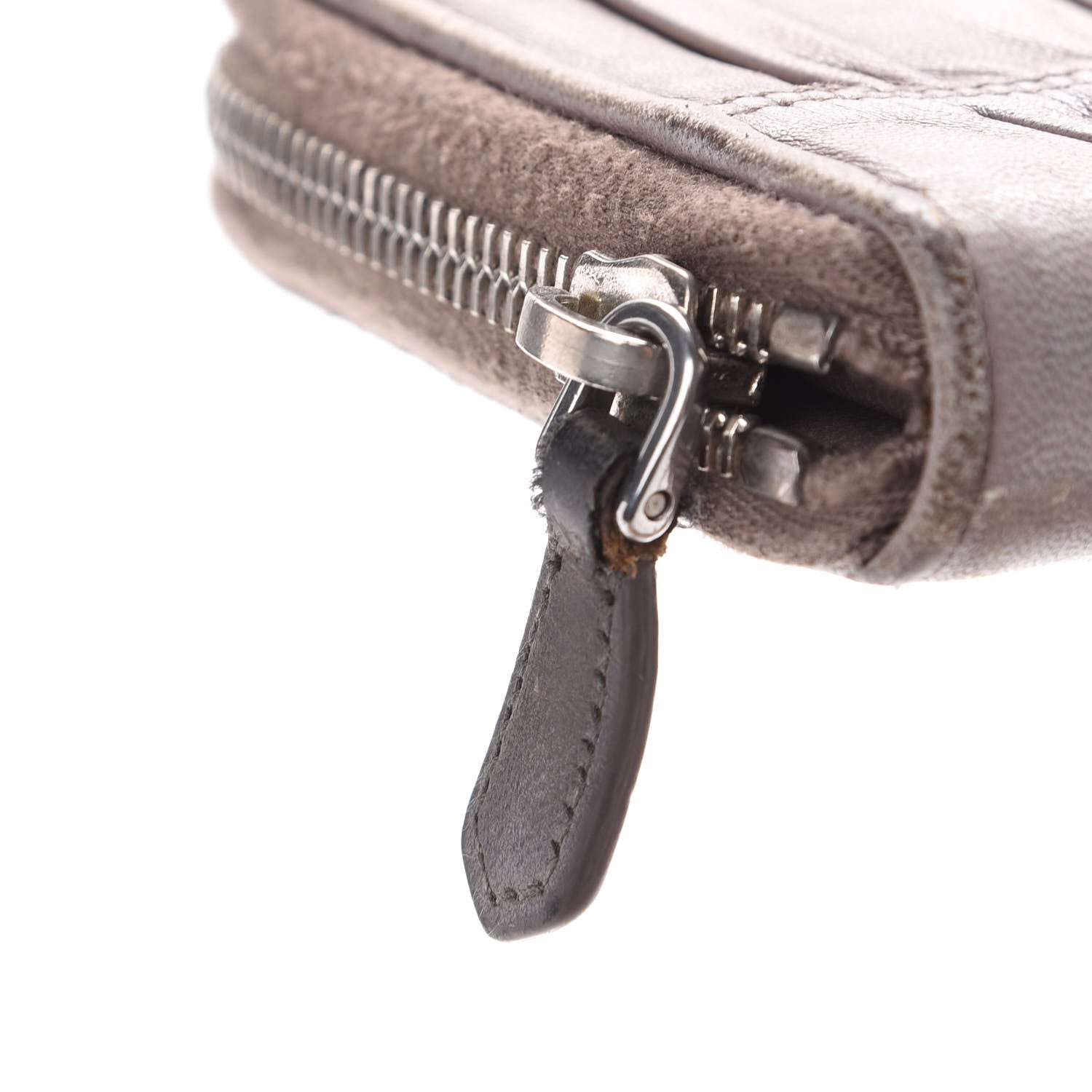 Prada Nappa Gaufre Zip Around Wallet Bambu 16 of 18