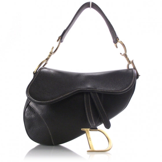 Christian Dior Leather Saddle Bag 1 of 9
