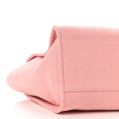 Chanel Mixed Fibers Medium Deauville Tote Pink 10 of 12