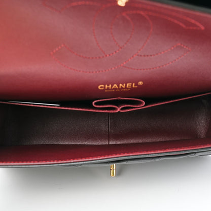 Chanel Lambskin Quilted Jumbo Double Flap Black 5 of 9