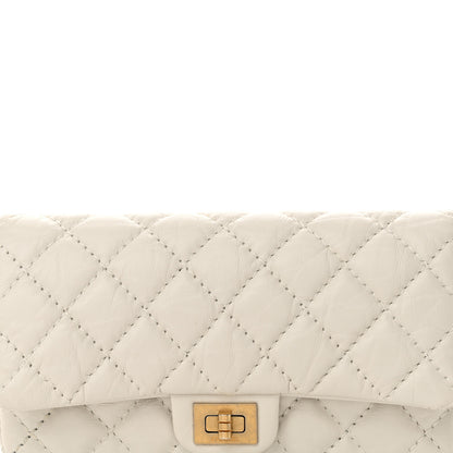 Chanel Aged Calfskin Quilted 2.55 Reissue Flap Belt Bag White 8 of 11