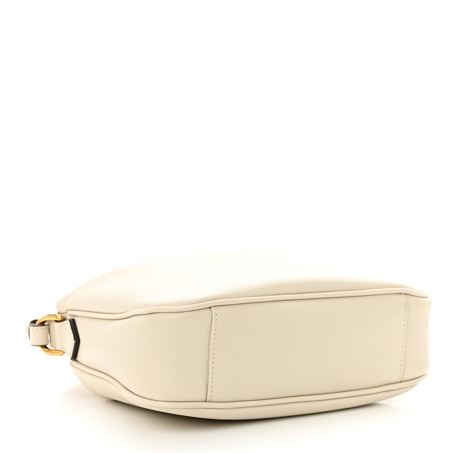 Softy Wonka Textured Dollar Calfskin Small Diana Shoulder Bag Mystic White Hibiscus Red