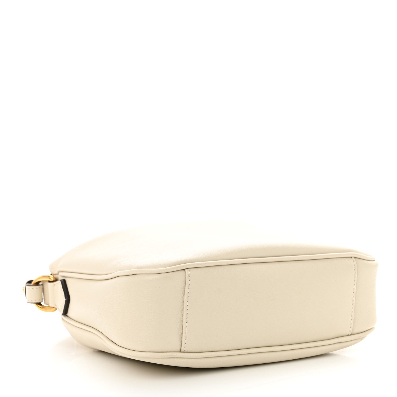 Gucci Softy Wonka Textured Dollar Calfskin Small Diana Shoulder Bag Mystic White Hibiscus Red 4 of 10