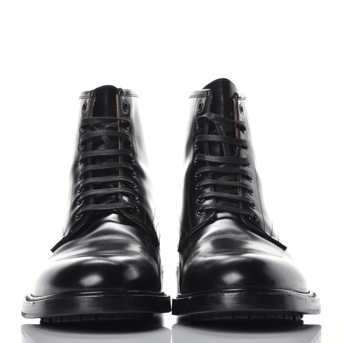 Calfskin Voltaire Ankle Boots 9 Black