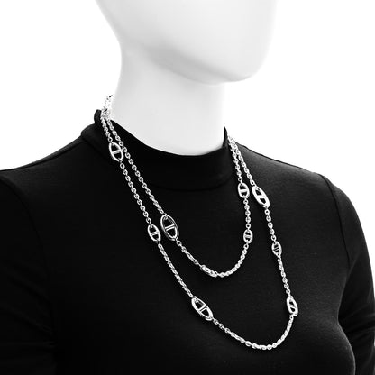 Hermes Sterling Silver Farandole Necklace 120 2 of 6