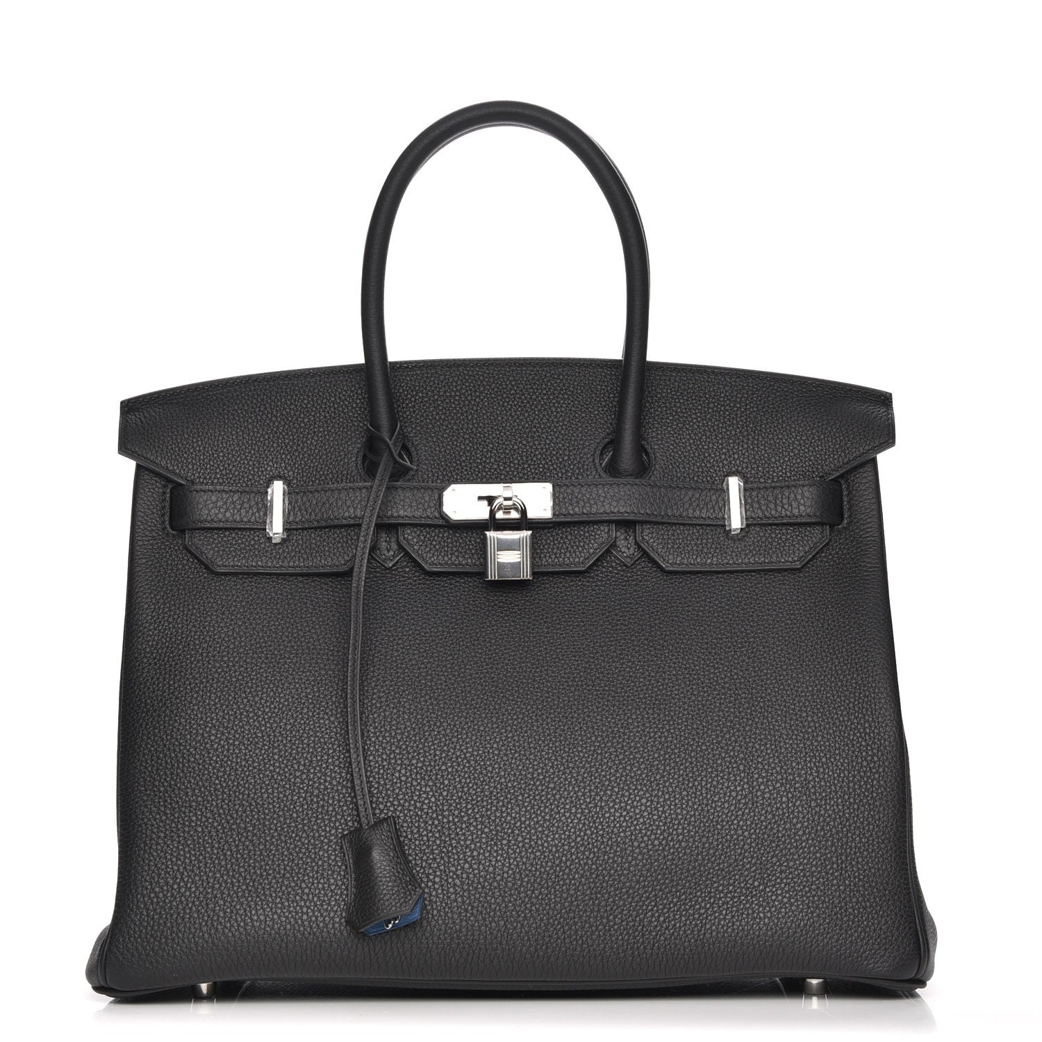 Hermes Togo Birkin 35 Black Bleu Agate 1 of 30