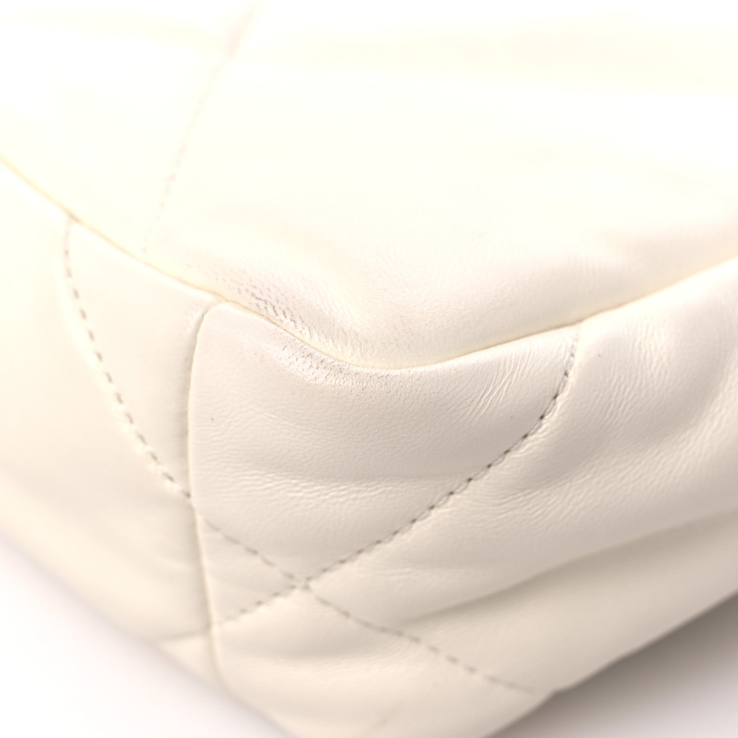 Chanel Lambskin Quilted Medium Chanel 19 Flap White 11 of 14