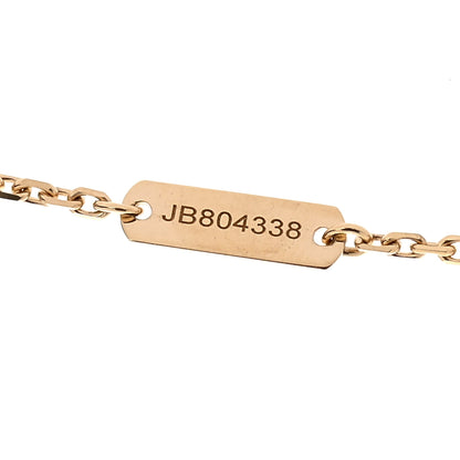 Van Cleef & Arpels 18K Yellow Gold Mother of Pearl Vintage Alhambra Pendant Necklace 6 of 7