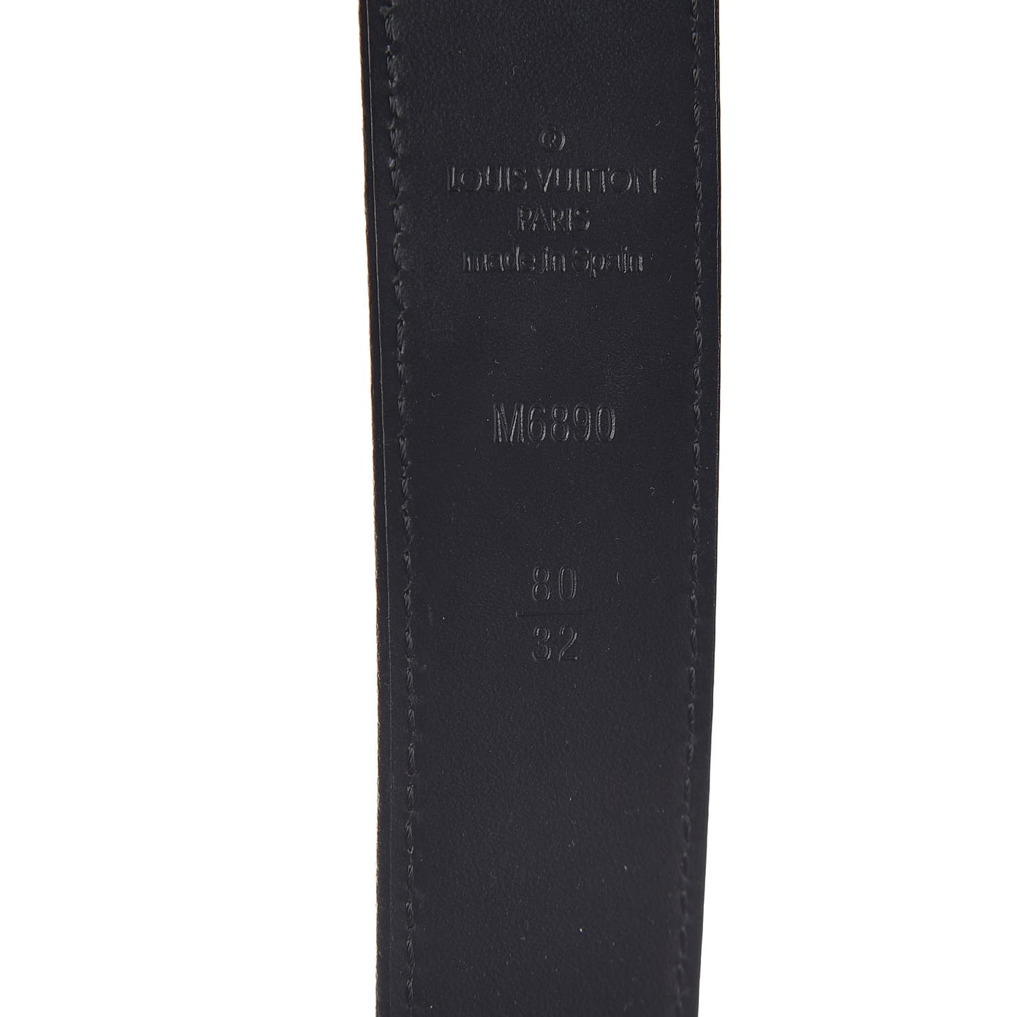 Monogram Multicolor LV Cut Reversible Belt 80 32 Black