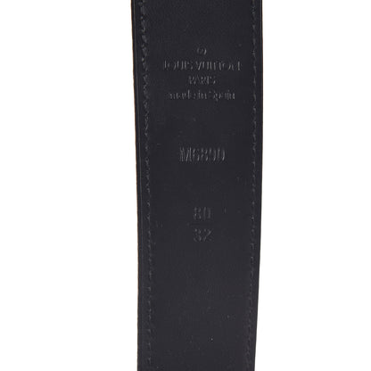 Louis Vuitton Monogram Multicolor LV Cut Reversible Belt 80 32 Black 4 of 6