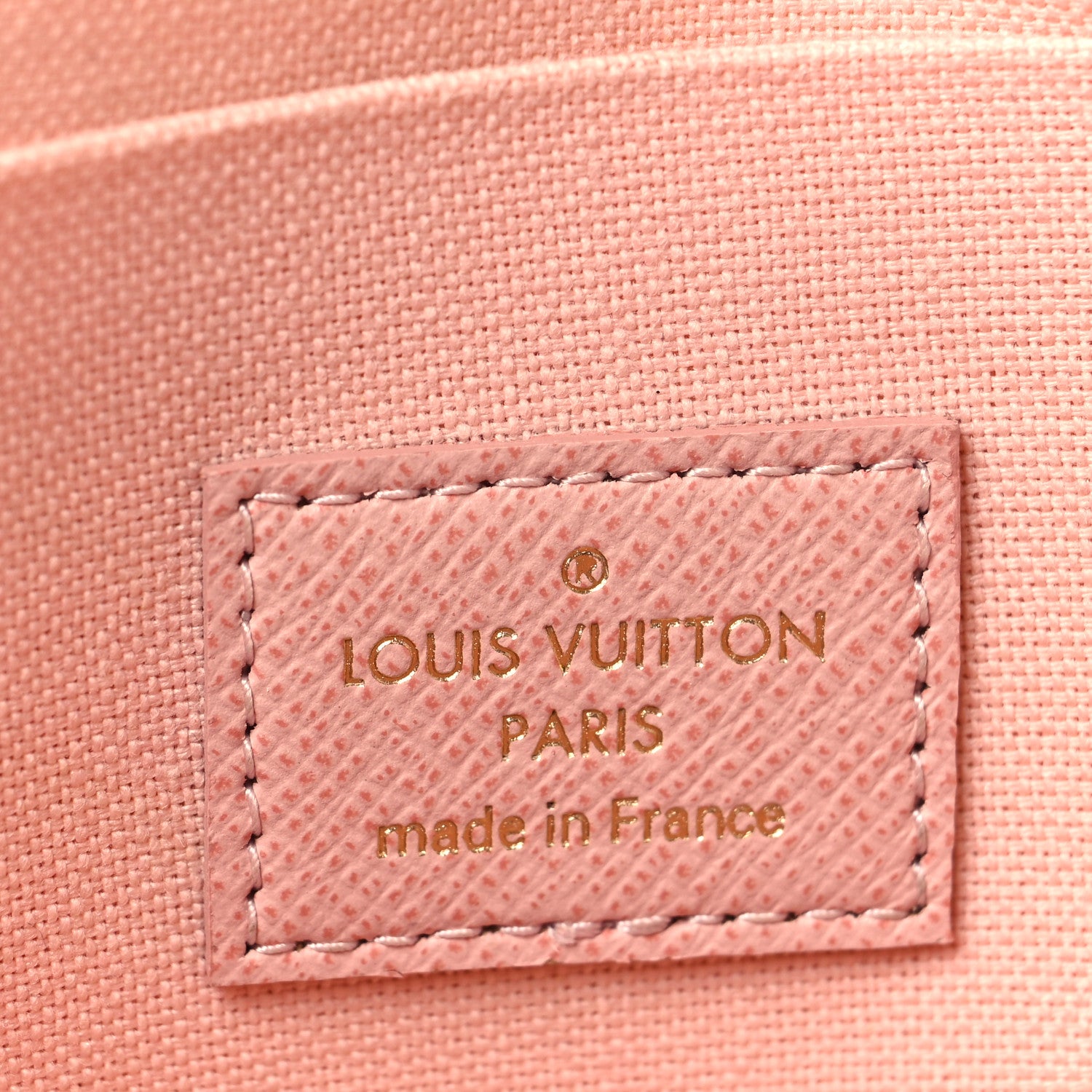 Louis Vuitton Damier Azur Pochette Felicie Chain Wallet Rose Ballerine 7 of 11