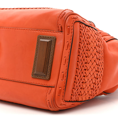 Gucci Calfskin Handmade Medium Top Handle Bag Orange 8 of 19