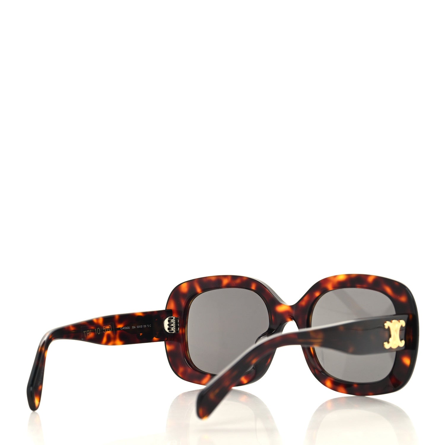 Celine Acetate Triomphe 01 Sunglasses CL40262U Tortoise 5 of 7