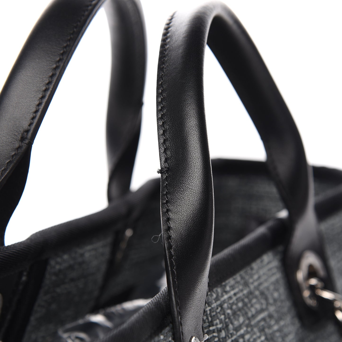 Canvas Large Deauville Tote Charcoal