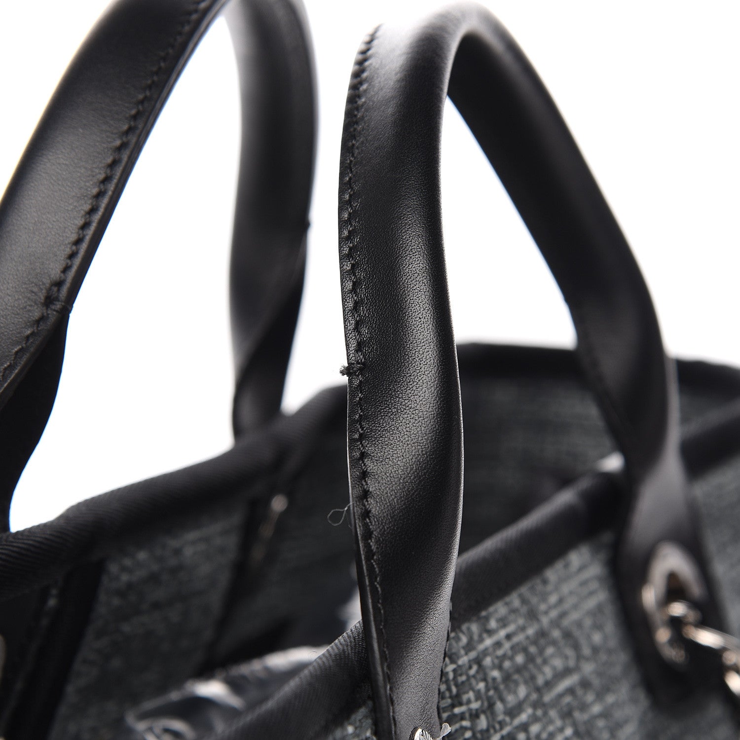 Chanel Canvas Large Deauville Tote Charcoal 11 of 11