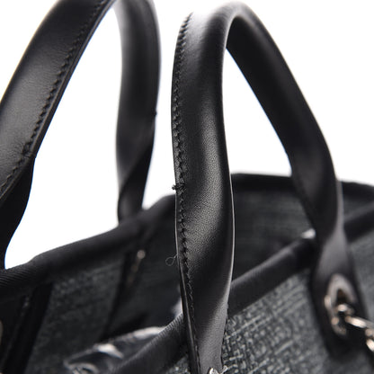 Chanel Canvas Large Deauville Tote Charcoal 11 of 11