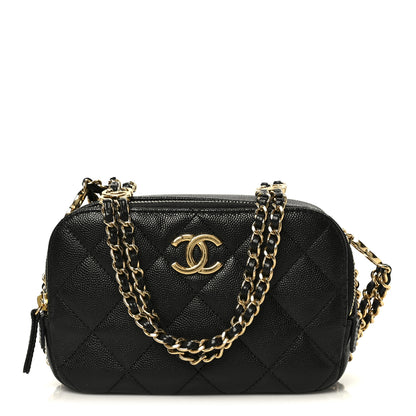 Chanel Caviar Quilted Mini CC You Camera Case Black 1 of 11