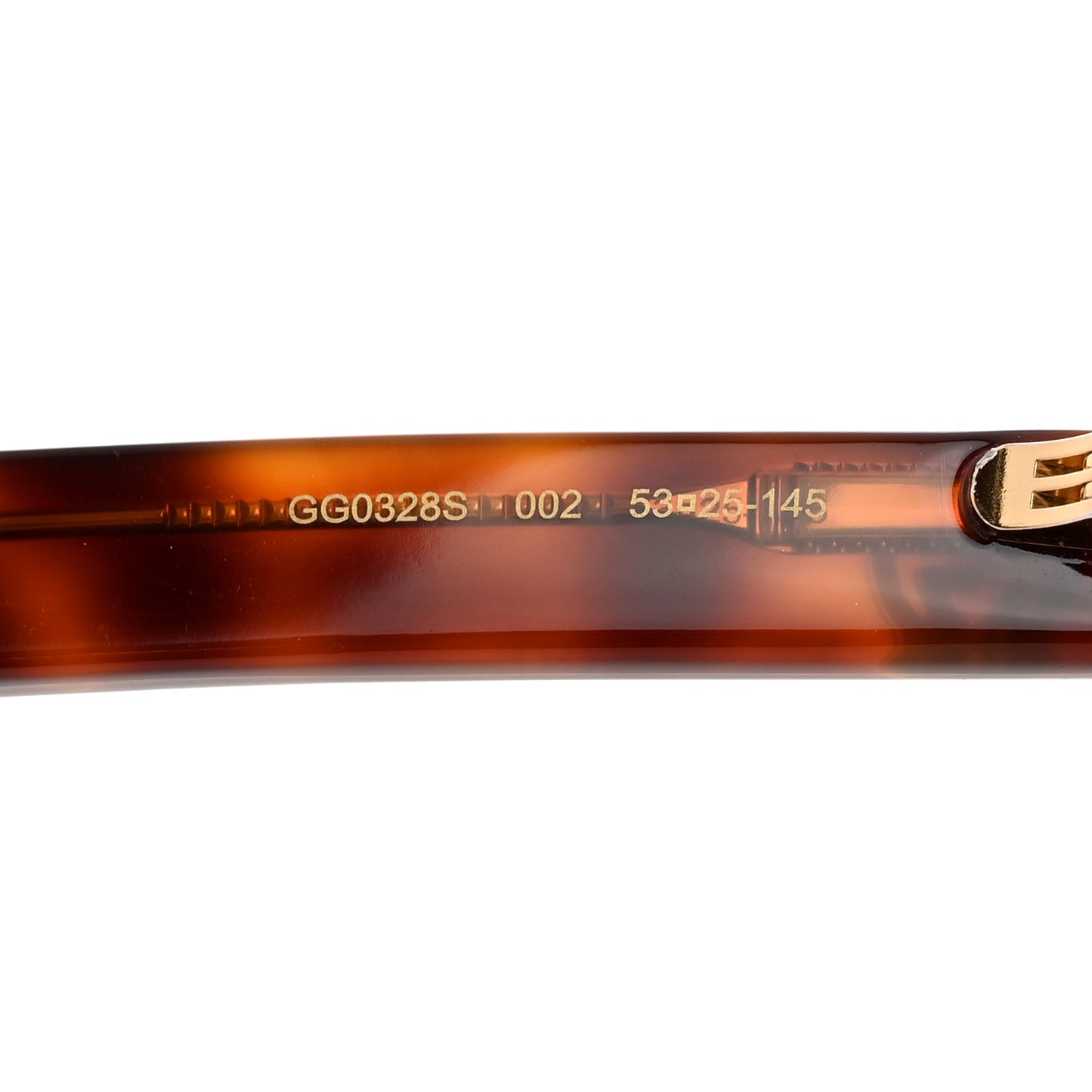 Acetate Oversize Sunglasses GG0328S Havana Brown