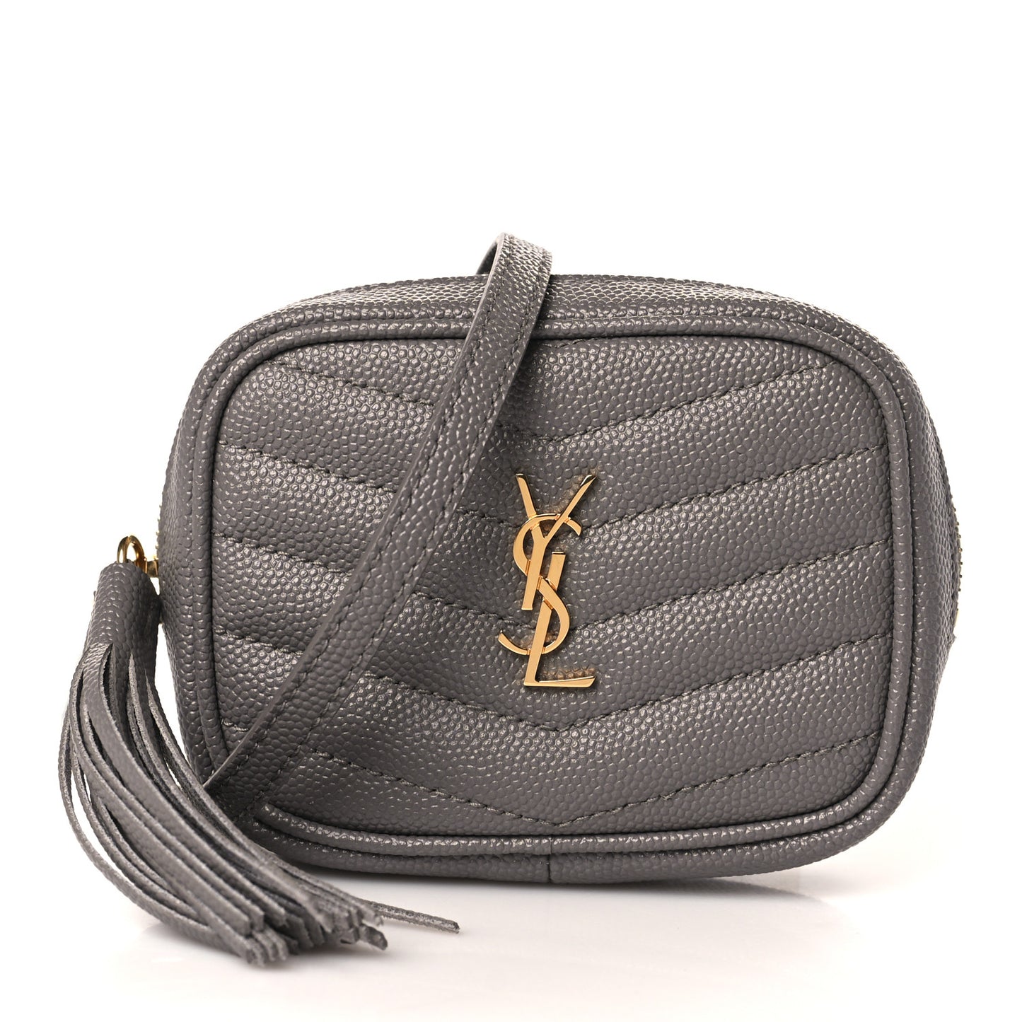 Grain De Poudre Matelasse Monogram Baby Lou Camera Bag Fog