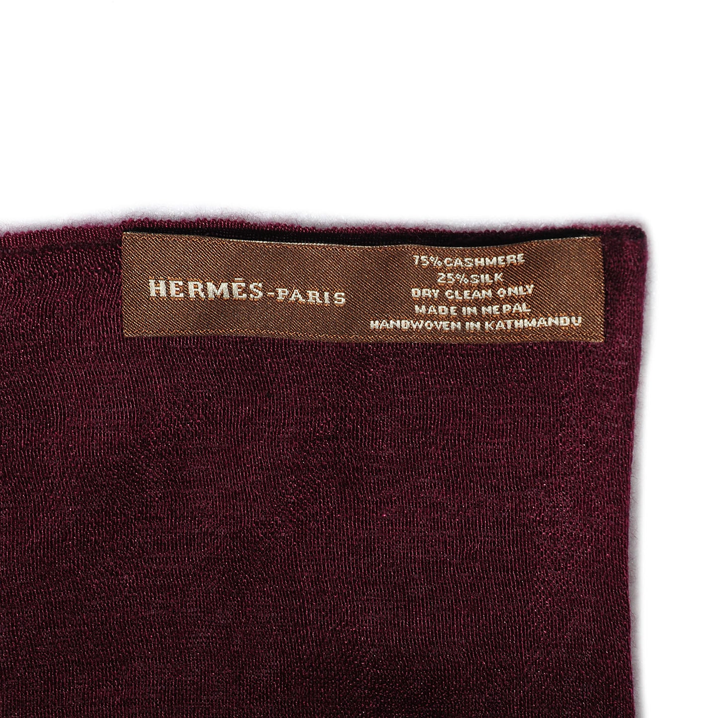 Cashmere Silk Plume Stole Cassis