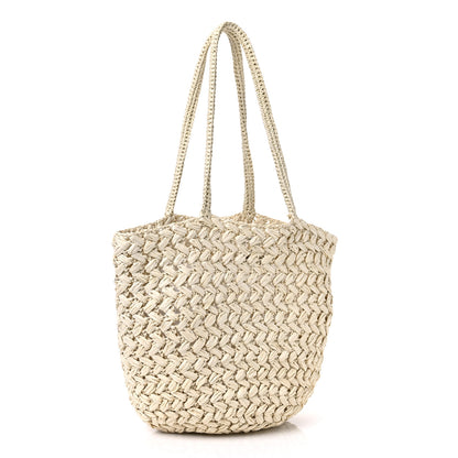 The Row Raffia Estelle Tote Bag Wheat 2 of 9