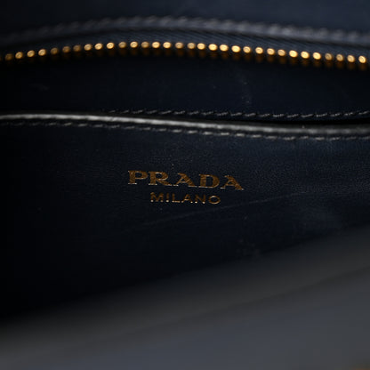 Prada Saffiano Soft Calfskin Small Zippered Tote Baltico 5 of 8