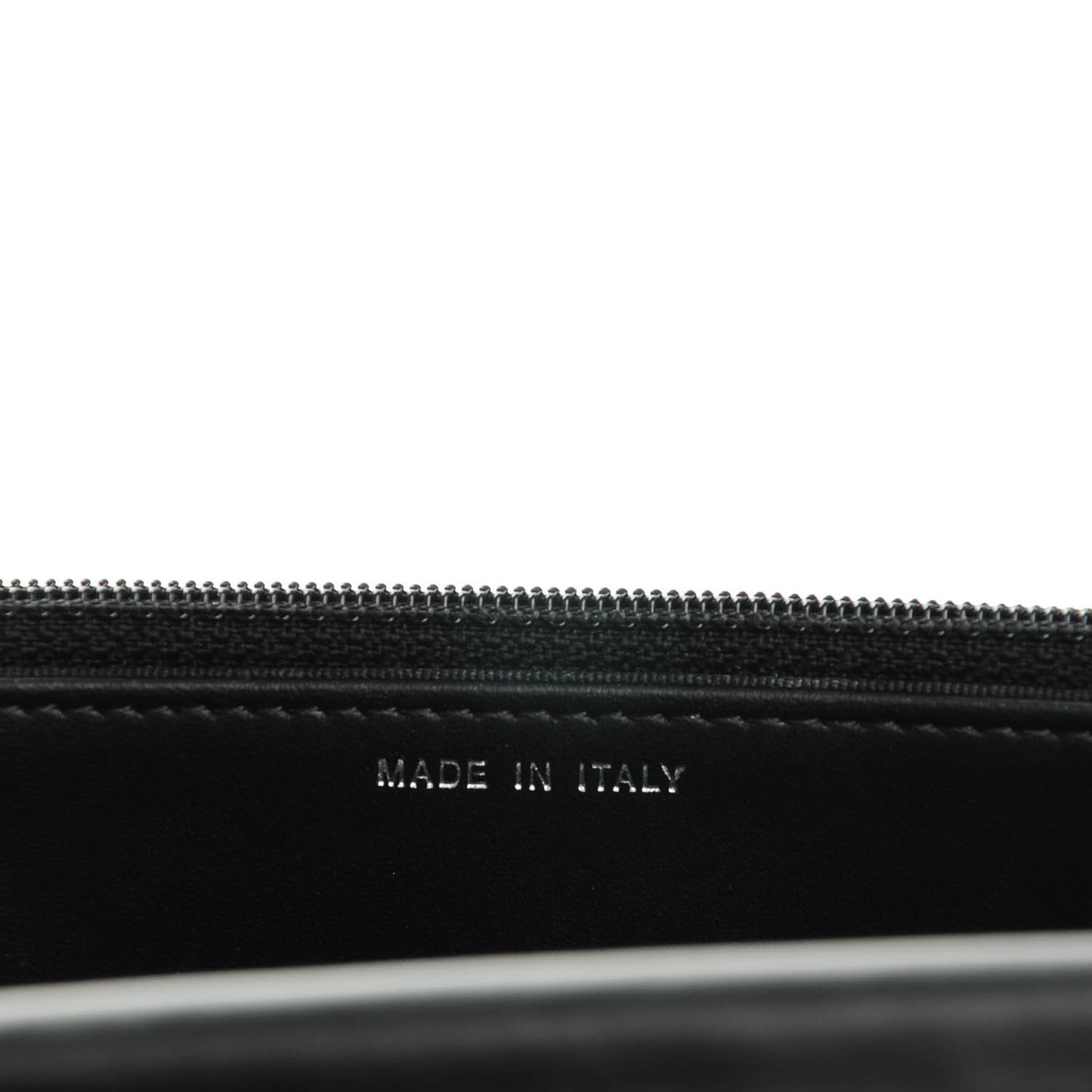 Aged Calfskin Quilted Lucky Charms 2.55 Reissue Wallet On Chain WOC Black