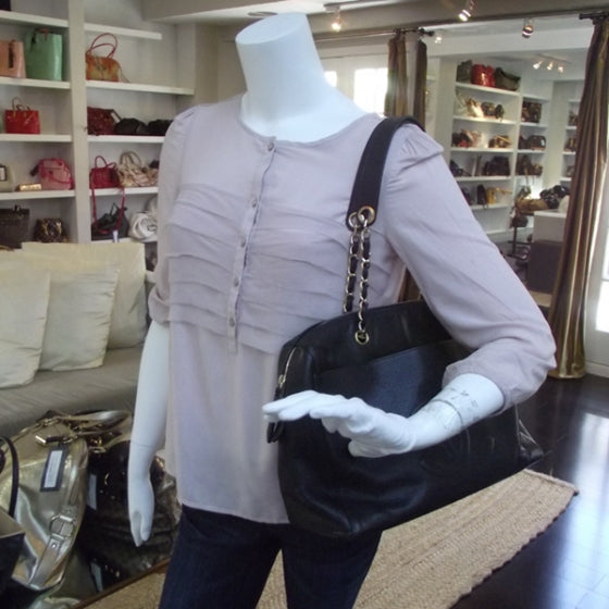 Chanel Caviar Jumbo Shoulder Bag Black 2 of 12