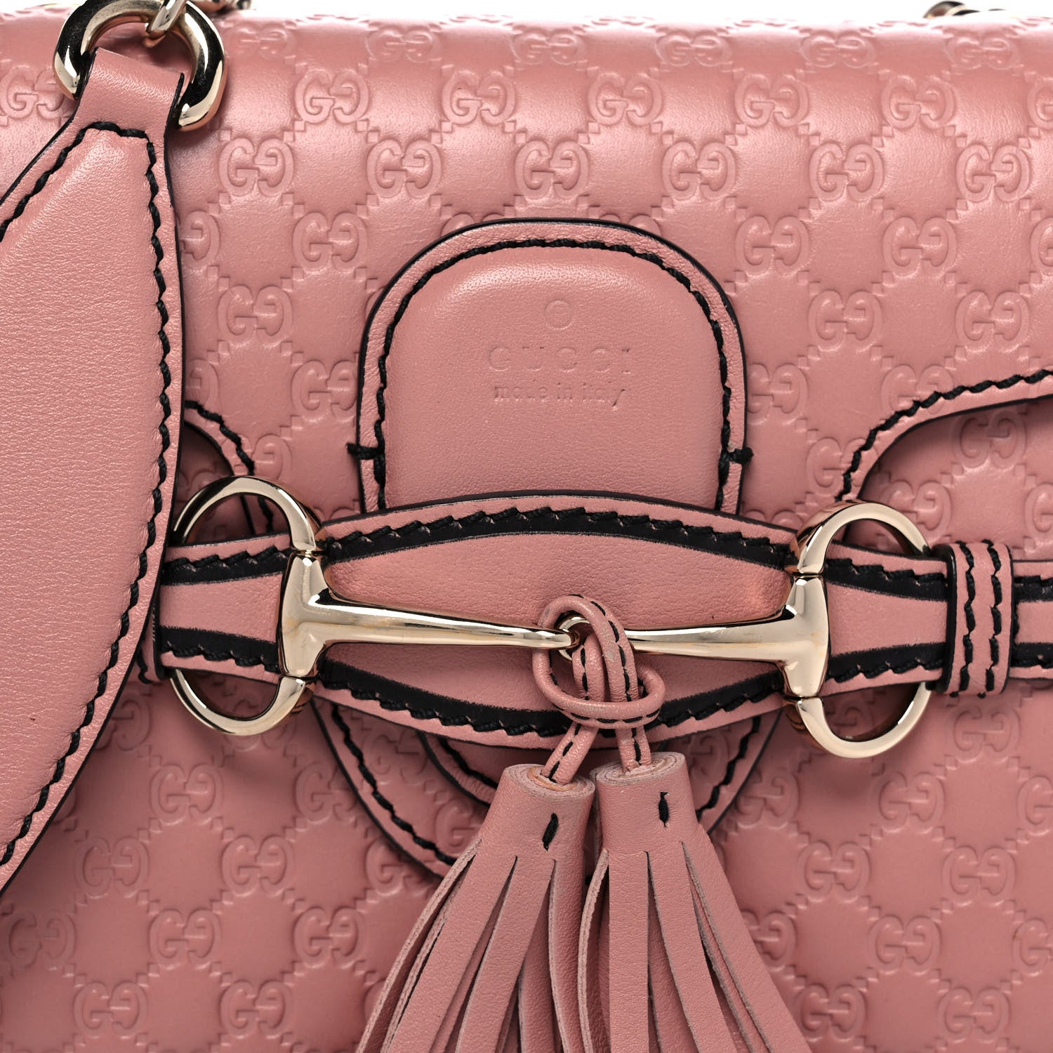 Gucci Microguccissima Mini Emily Shoulder Bag Soft Pink 9 of 11