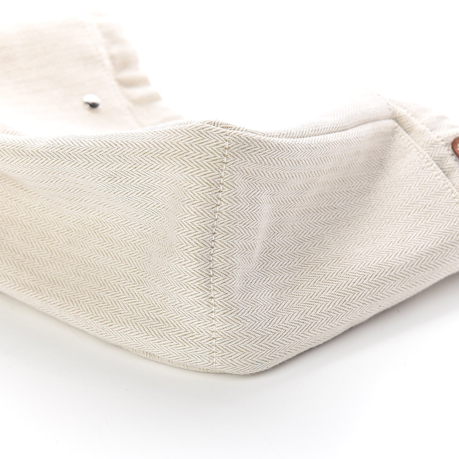 Hermes Canvas Barenia Fourbi 25 MM Pouch Naturel Fauve 8 of 9
