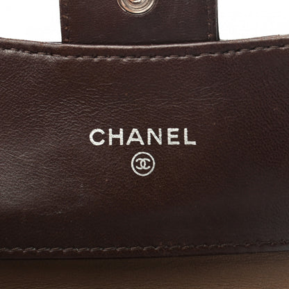 Chanel Lambskin Quilted Double Sided Wallet Brown 5 of 7