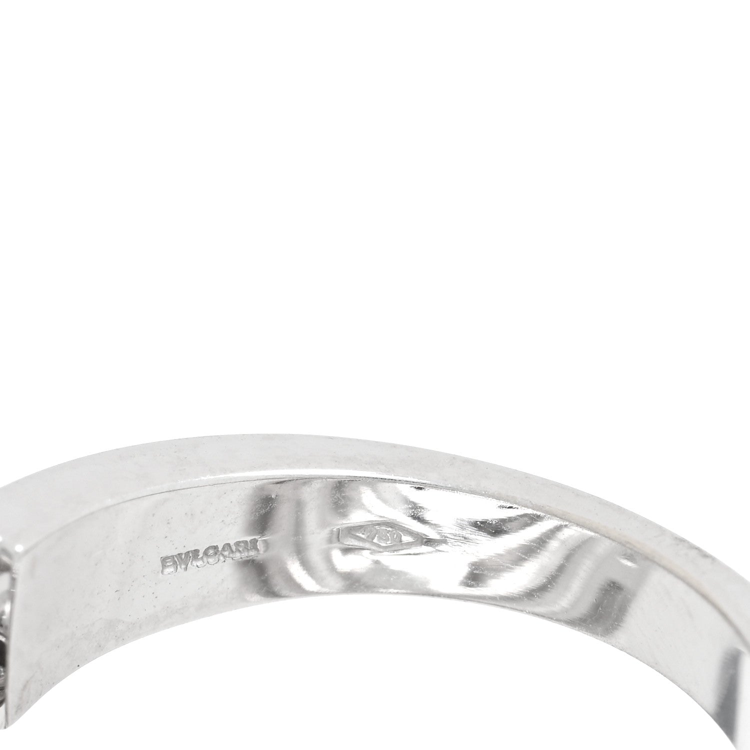 Bulgari 18K White Gold Astrale Cerchi Ring 54 7 5 of 5