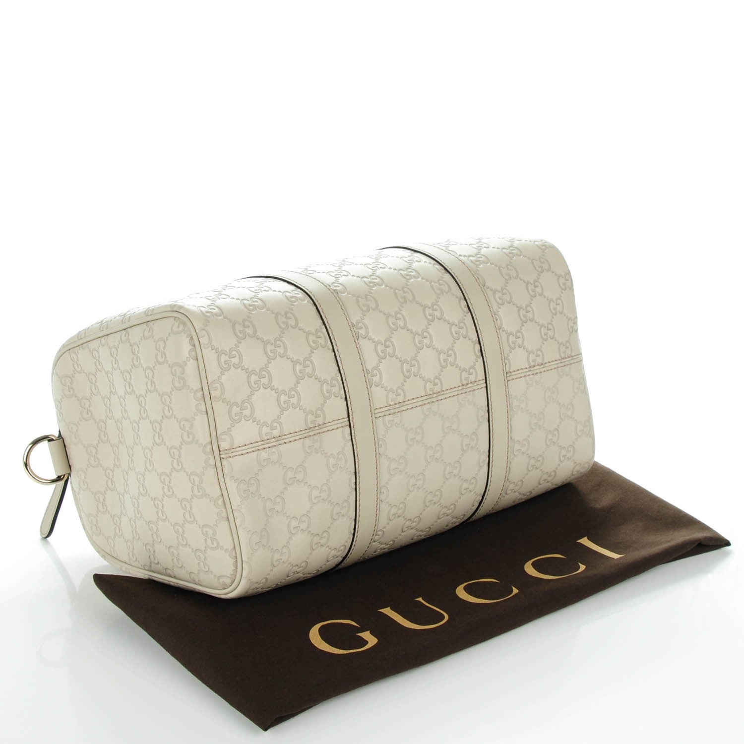 Gucci Guccissima Medium Joy Boston Off White 4 of 7